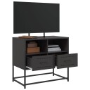  TV-benk svart 68x39x60,5 cm stål 846548