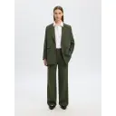Selected Femme Dame Bukser Grønn L L32
