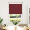  Plisségardin Bordeaux Rød 75x100 cm Stoff Bredde 74,4