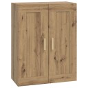 vidaXL Veggskap Veggmontert Artisan eik 69,5 x 34 x 90 cm