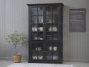 Chic Antique marseille vitrineskap sort 40020224