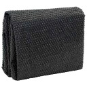 vidaXL Bassengtrekk svart 600x300 cm PE