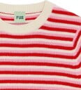 FUB T skjorte   Strikk   Ecru/Rød/Candy   FUB   120   T skjorte Hvit Rosa