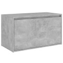 vidaXL Gangbenk 80x40x45 cm betonggrå sponplate