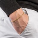 Captena Cordel Armbånd Rustfritt Stål DU20091-18 cm - Herre - Stainless Steel