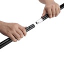 vidaXL Teleskopisk bakgrunnssystem 155-300 cm