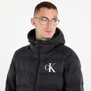 Calvin Klein Jeans Ls Nylon Monogram Puffer Jkt - Black - XL