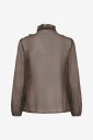 Saint Tropez Liljasz Crinkle Ls Shirt   Brown   XXL
