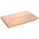  Bordplate lysebrun 60x40x2 4 cm behandlet heltre eik
