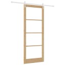 vidaXL skyvedør med utstyrsett 93x232 cm massivt tre furu