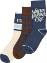 minipop Mpopmaik Bamboo Socks 3 Pack   NAVY BLAZER   35/38