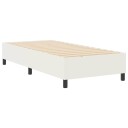  Box Spring Sengebunn Krem 80x200 cm Cordfløyel 3337379