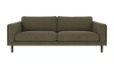 Rowico Home Braden 3 seters sofa Grønn Brenda 77 Brun eikben