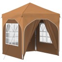  Pop up Festtelt 192 x 192 x 245 cm Beige