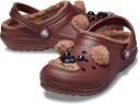Crocs Classic Fôrede Tøfler Bear/Dark Clay 20-21