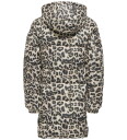 kids ONLY Silver Mink Leo Kogdalia Puffer Aop Jakke Cs Otw 164