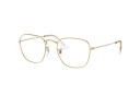 Ray-Ban briller Frank rb3857v 3086 Svart Mønstret Small Hel ramme i Metall Rund