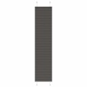  plisségardin sort 45x200 cm Stoff Bredde 44,4 Polyester