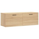  Veggskap 2 stk sonoma eik 100x36,5x35 cm konstruert tre 8720845949921