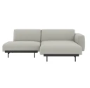 Muuto In Situ 2 seters modulsofa   Konfig 7   Clay12/Svart