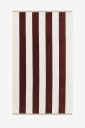 Gant Home   Badehåndkle Stripe   Brun