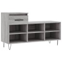  Skoskap grå sonoma 102x36x60 cm konstruert tre 8721012114098