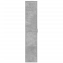  Highboard betonggrå 80x35x180 cm konstruert tre