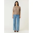Y.a.s Dame Strikkevarer Beige XS,