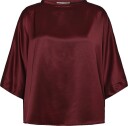 Ahlvar Gallery Tori Satin Tee   BURGUNDY   L