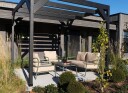 Brafab Pipe sofagruppe Nordic green/Barley 3 setersofa 2 lenestoler & bord Grønn