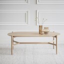 Rowico Home Holton Sofabord, Ovalt 130x65, Lakkert Eik 1645046-01-0 1669035-02-0