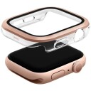 UNIQ Voute 46mm Deksel med Herdet Glass til Apple Watch 10 - Rosegull