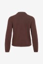 Vila Viril L/S Polo Pullover Knit   Noos   Brown   XS