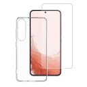 4smarts Samsung Galaxy S24 4smarts Second Glass X-Pro 360° Protection Set (Deksel + Skjermbeskytter)