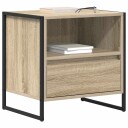  Nattbord 2 pcs Sonoma 50 x 39,5 x 50 cm Konstruert tre