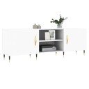 vidaXL TV-benk hvit 150x30x50 cm konstruert tre 8720845426811