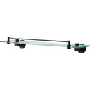 Glasshylle svart 50 cm