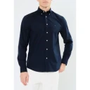 Tommy Hilfiger Flex Flannel Solid Rf Shirt   Navy   XL