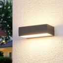 Lucande Lissi - LED-utevegglampe med kantet form