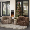 Riviera Maison Arosa lenestol Brun