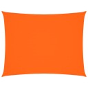 vidaXL Solseil oxfordstoff rektangulær 6x8 m oransje