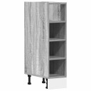  Bunnskap grå sonoma 20x44,5x81,5 cm konstruert tre 8721158425355