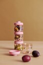 LIEWOOD Dominique Tritan Snacksbokser 100 ml 4-Pakk, Cherry heart/Rosey