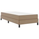  Sengestamme med madrass Cappuccino 90 x 190 cm stoff
