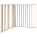 Vidaxl Hundeport Sammenleggbar 3 Paneler 150 cm Heltre Gran