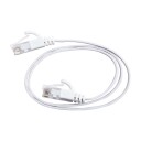 ELETRA CAT6 UTP NETTVERKSKABEL 0,5M, HVIT