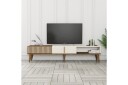 Lissione Tv-benk 180 cm - Valnøtt/Krem