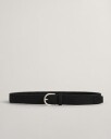 Elastisk, flettet belte til dame BLACK 9538