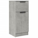 vidaXL Skjenk betonggrå 30x30x70 cm konstruert tre