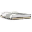  Sengeramme sonoma eik 120x200 cm konstruert tre og metall 8721012986787
